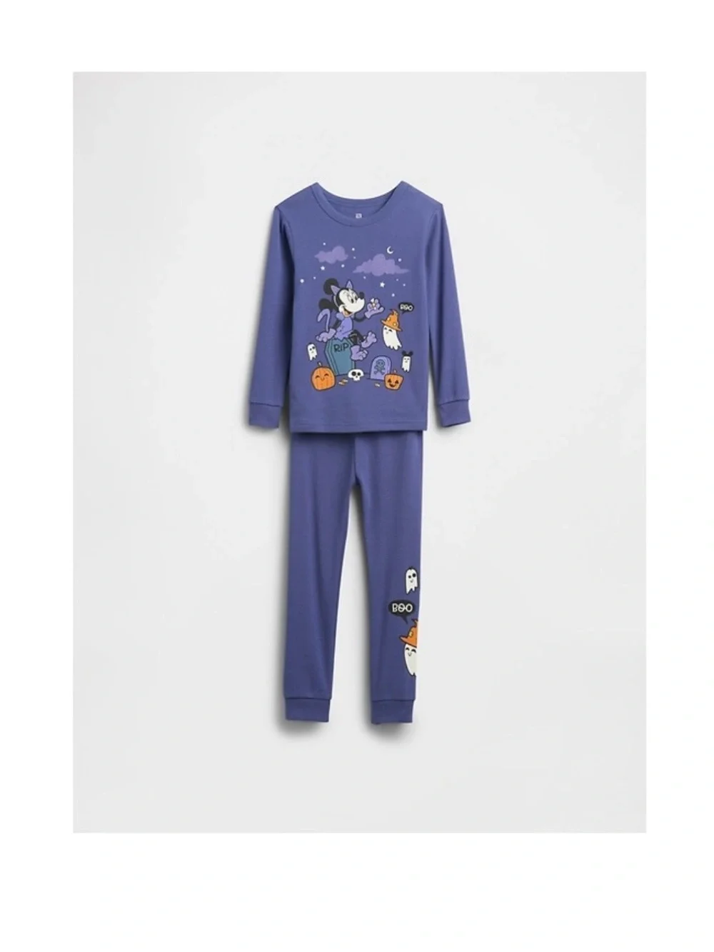 GAP Purple Halloween Minnie Kids Pajama Set